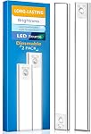 Under Cabinet Lighting, 3200mAh Rechargeable Motion Sensor Light Indoor, Stick On Magnetic Cabinet Lights, Dimmable Closet Light, Wireless Under Counter Lights for Kitchen (2pack)