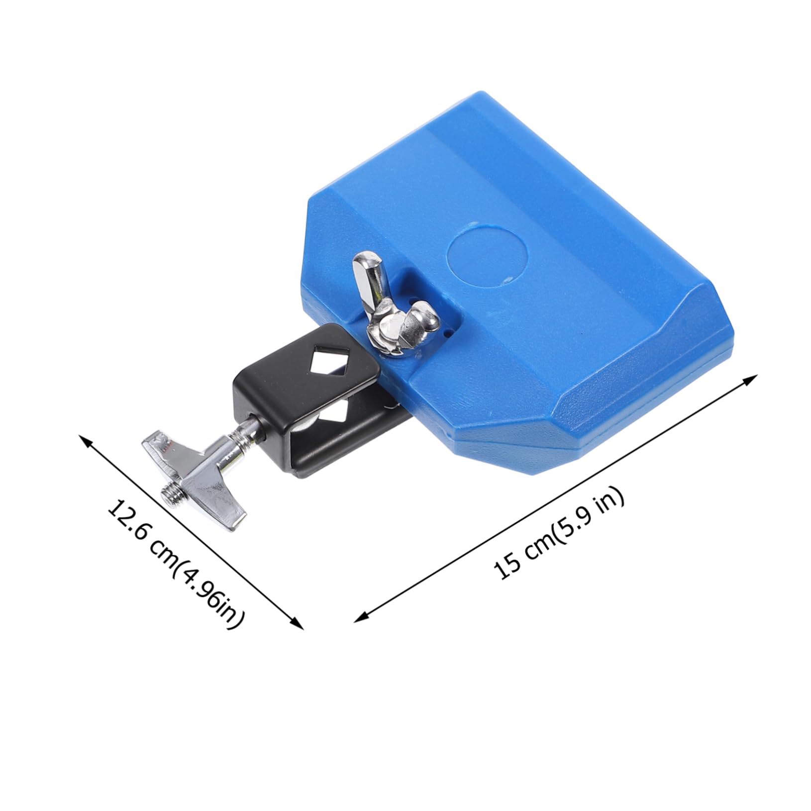 BESPORTBLE 1 Set Plastic Cow Bell Noisemaker with Drum Stick Lightweight Educational Musical for Percussion Instruments Create Sound Easy to Install Durable Plastic Material