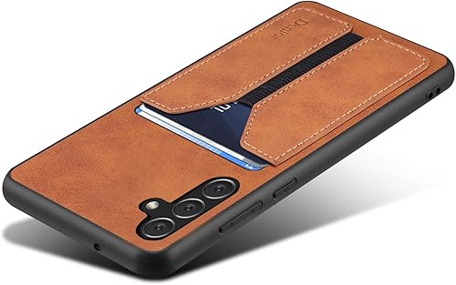 Kowauri Funda para Samsung Galaxy S23 FE, funda de piel sintética con ranura para tarjeta de crédito, funda protectora ultra delgada para Samsung Kowauri Funda para Samsung Galaxy S23 FE, funda de piel sintética con ranura para tarjeta de crédito, funda protectora ultra delgada para Samsung