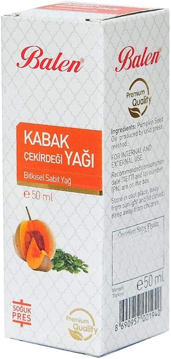 Balen Kabak Çekirdeği Yağı (Soğuk Pres)