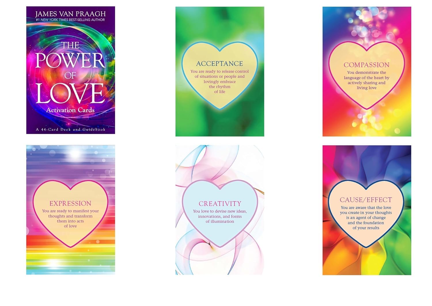 Lariox Oracle Card Game Deck, The Power of Love Activation Card Tarot, 44 Pcs Tarot Oracle Deck, Love Tarot Card, Tarot Cards Set, Keywords, Yes Or No (The Power of Love) 2