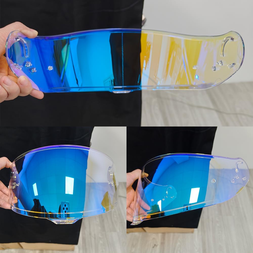 GT-Air 3 Helmet Visor Replacement.CNS-1C Helmet Face Shield UV Protection Compatible with GT-Air 3 (Revo Deep Red)