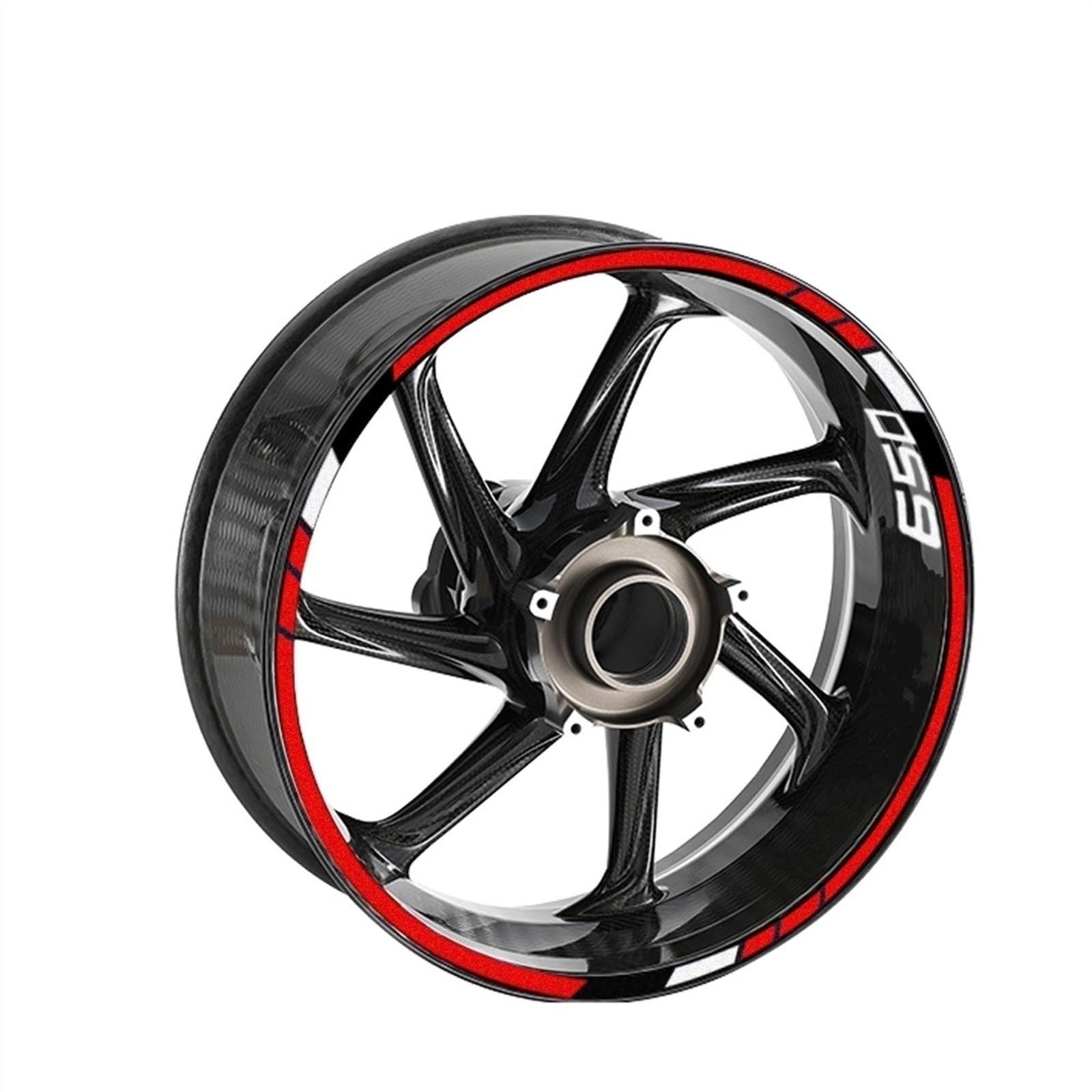 Motorcycle Accessories Wheel Stickers Reflective Decals Rims for Kawasaki for Versys 650 Motorbike(Color18)