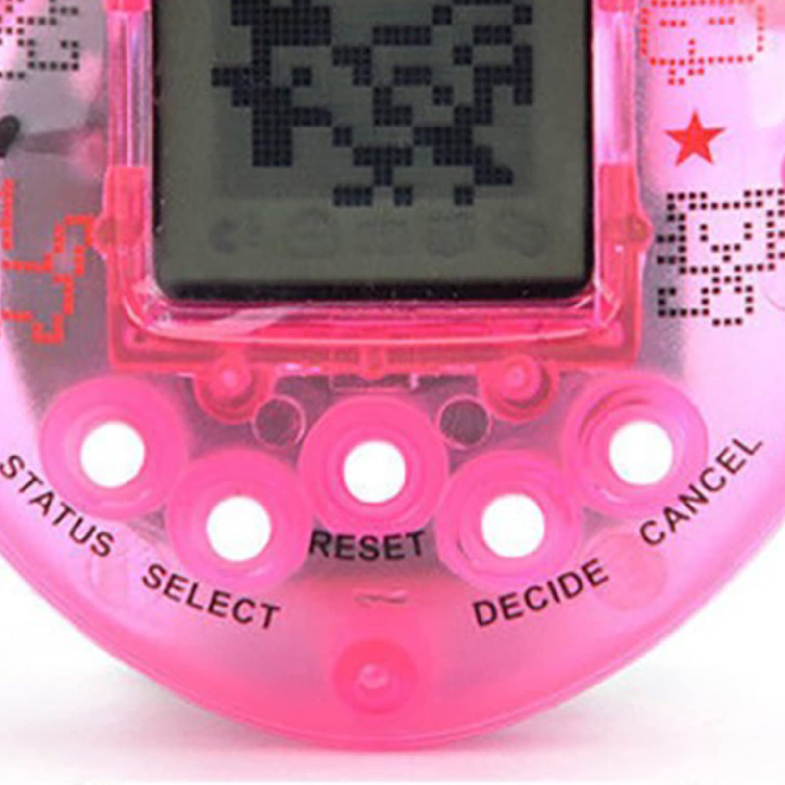 3 Pcs Virtual Electronic Digital Pets, Virtual Pets Keychain Virtual Electronic Digital Pets Keychain Mini Heart Shape Retro Handheld Game Machine — view 8