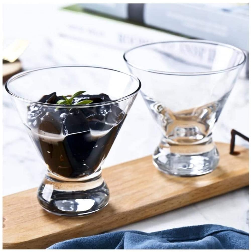Bello, Semplice Bicchiere Creativo, Coppa Gelato, Coppa Dessert Insalata, Coppa Gelato Coppa Frullato Coppa Yogurt (set Di Due Coppe)