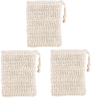 minkissy 3 Pçs Saco De Espuma De Sabão Bolsa De Poupança De Sabão Esfoliante Bolsa De Sabão Sacos De Sabão Esfregando Bolsa De Sabão De Malha Saco De Sabão Esponjas De Banho Bolsa De Rede
