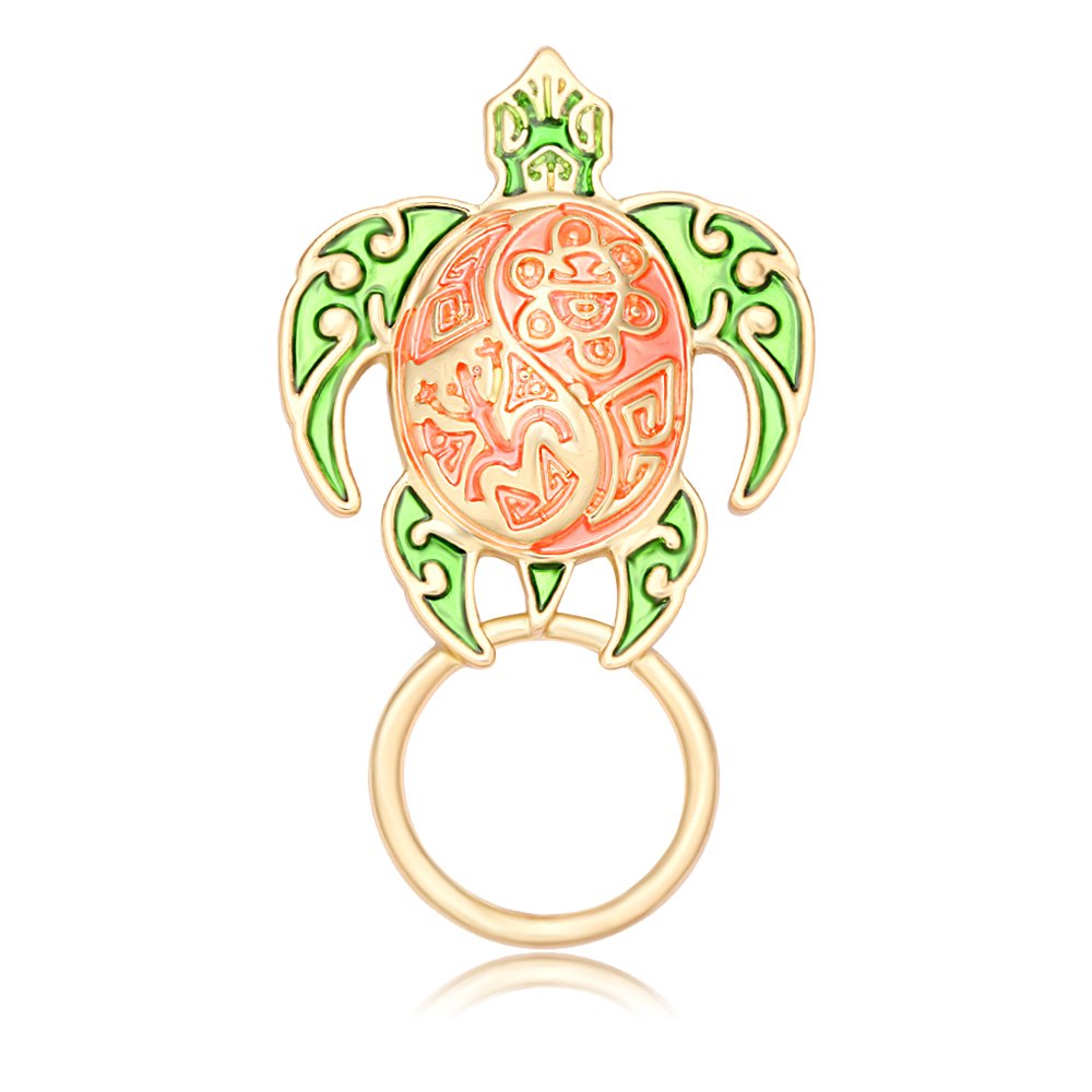 SENFAIEnamel Cute Sea Turtles Magnet Brooch Eyeglass Holder (Sea Turtles)