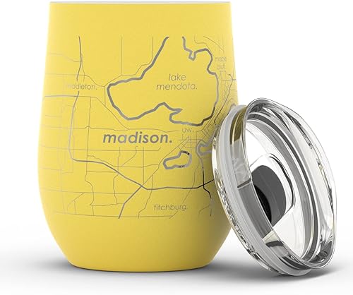 Vista 505 de Well Told Lexington Kentucky Map - Vaso de vino aislado con grabado de mapa de Kentucky, taza de acero inoxidable grabada (12 onzas, verde domingo)