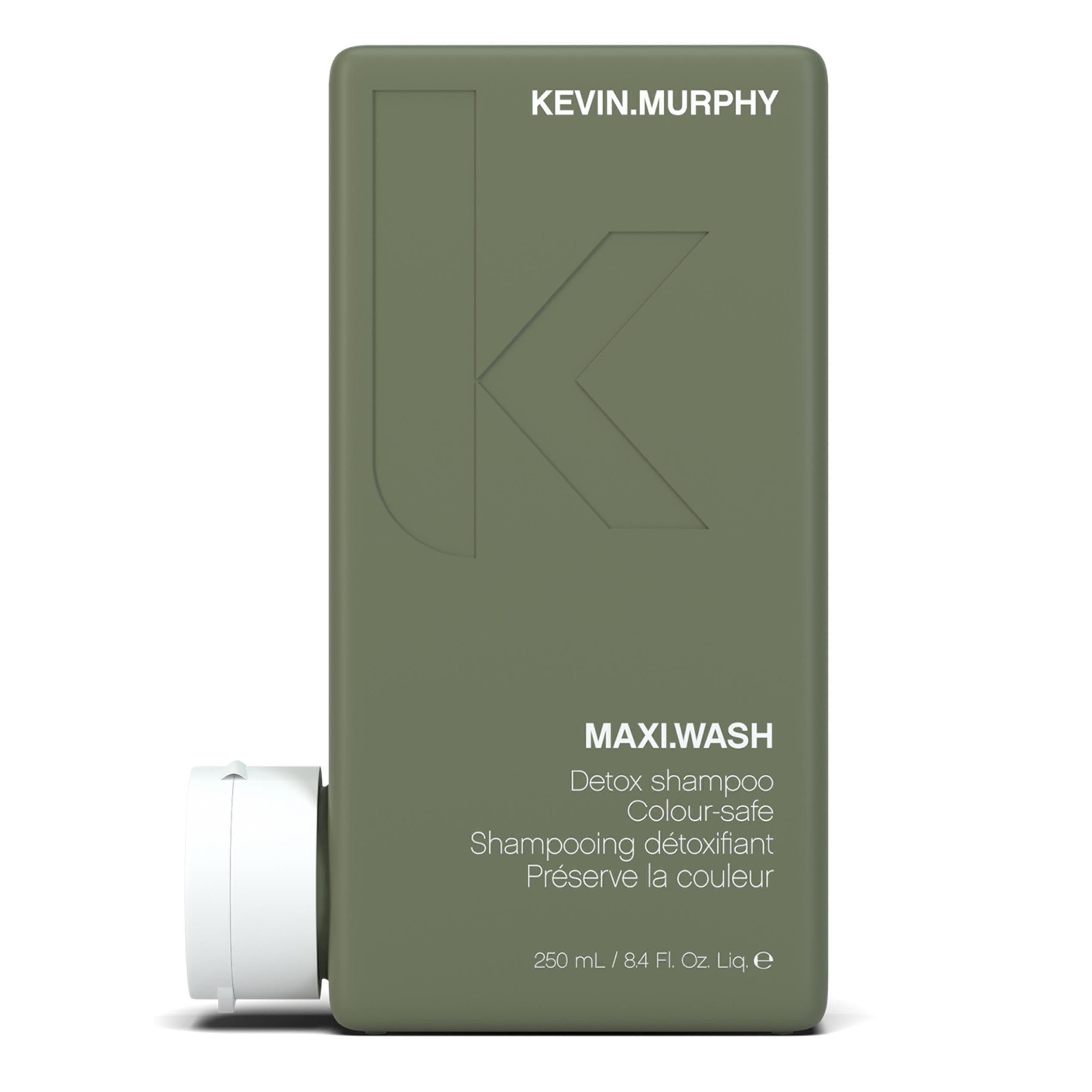 KEVIN.MURPHY MAXI.WASH - Detox Shampoo - Removes Build-Up & Minerals - Colour Safe - Also a Scalp Shampoo - Sulphate Free & Paraben Free - 250 mL / 8.4 fl oz
