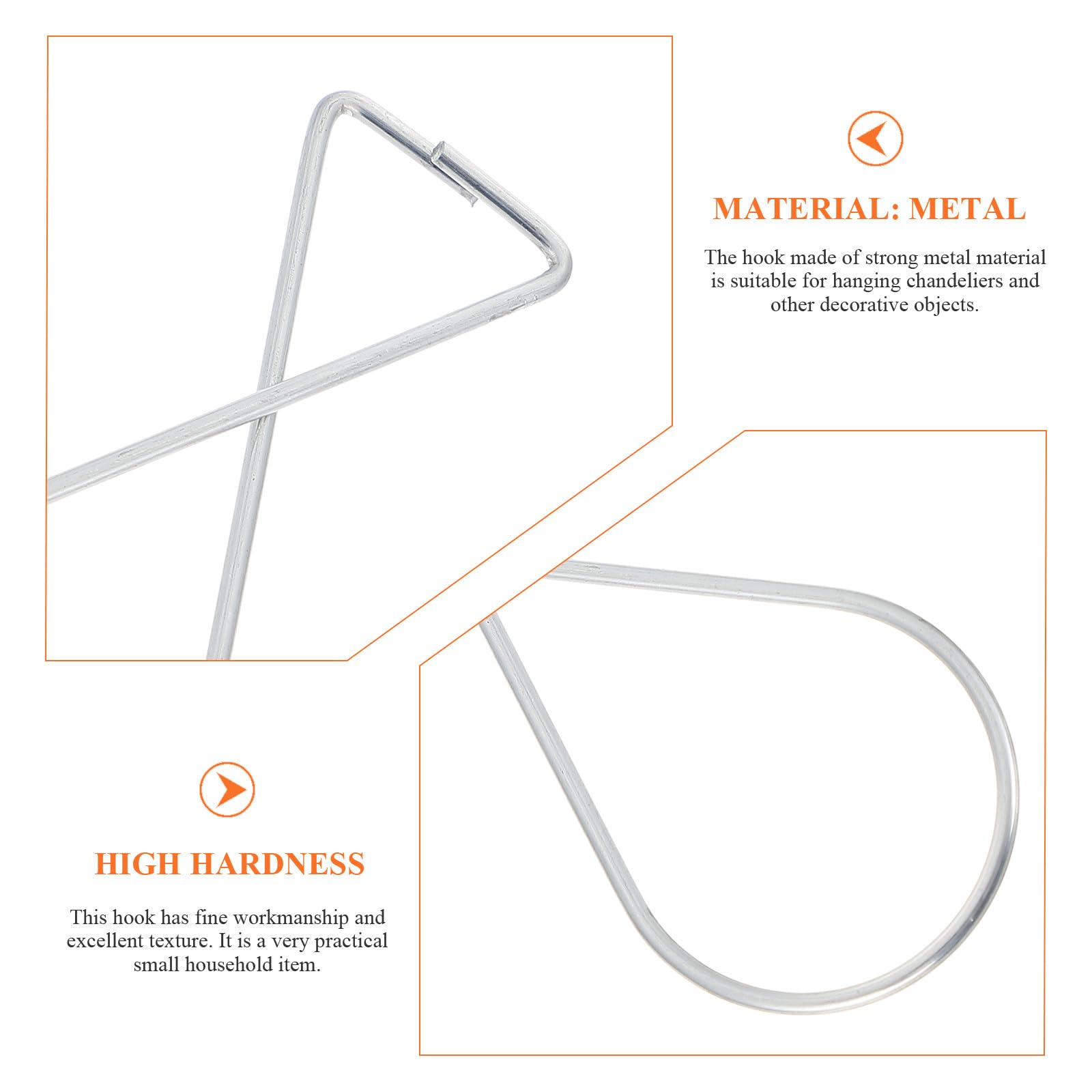200 Metall Deckenhaken Automatische Elastische Deckenclips Langlebige Mehrzweck Halterung für Büro Hochzeit und Haushalt