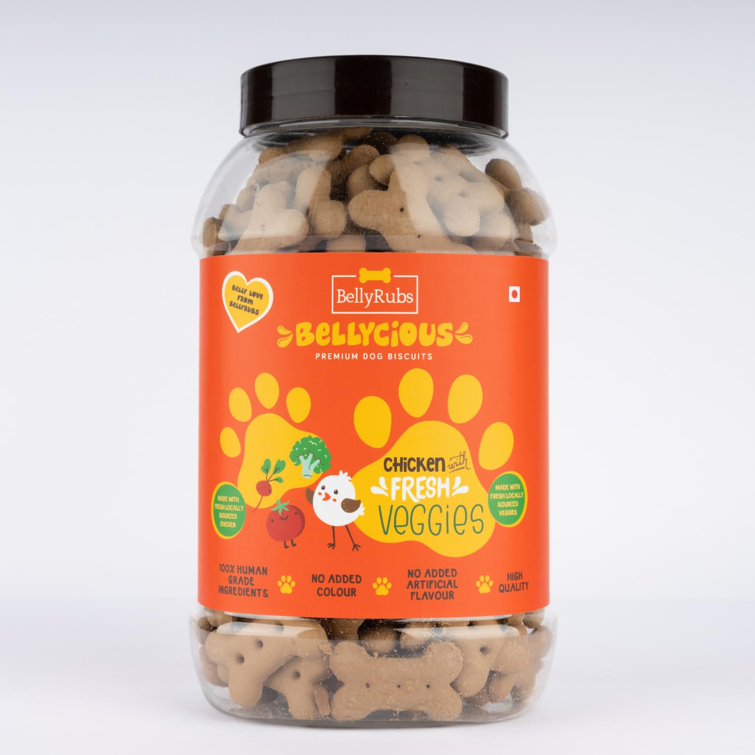 See full amazon price history chart for BellyRubs Bellycious Chicken with Fresh Veggies Dog Biscuits - 400g Real Chicken Dog Treats - Human Grade Ingredients, All Breed Sizes Dog Food for Snack & Training BellyRubs Bellycious Chicken with Fresh Veggies Dog Biscuits - 400g Real Chicken Dog Treats - Human Grade Ingredients, All Breed Sizes Dog Food for Snack & Training (B0D2XBQ4KS) Amazon Price History, Amazon Price Tracker