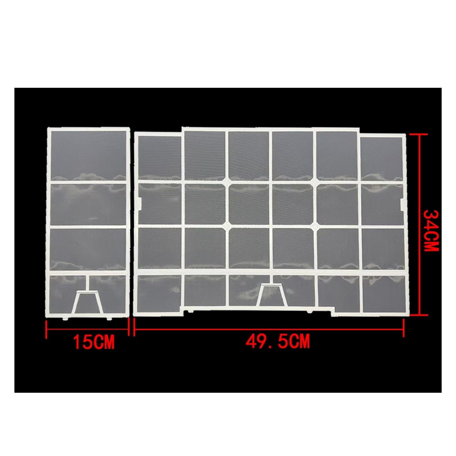 2 Uds, Compatible Con Filtro De Aire Acondicionado General FAS35RSKW