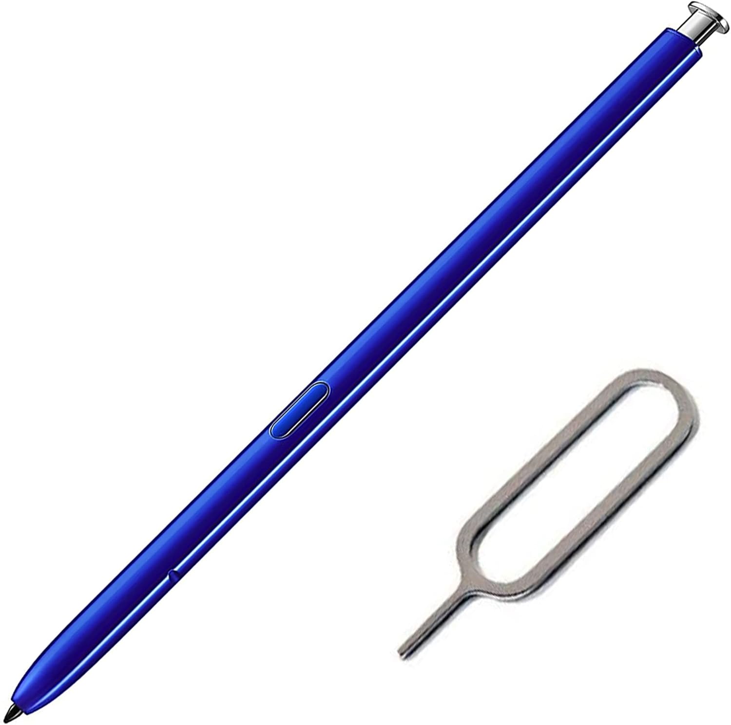 Silver Galaxy Note 10 Plus Pen for Samsung Galaxy Note 10 5G Touch Screen Stylus Pen Replacement Parts for Note 10, Note 10 Plus, Note 10 Ultra S Pen + Sim Eject Pin