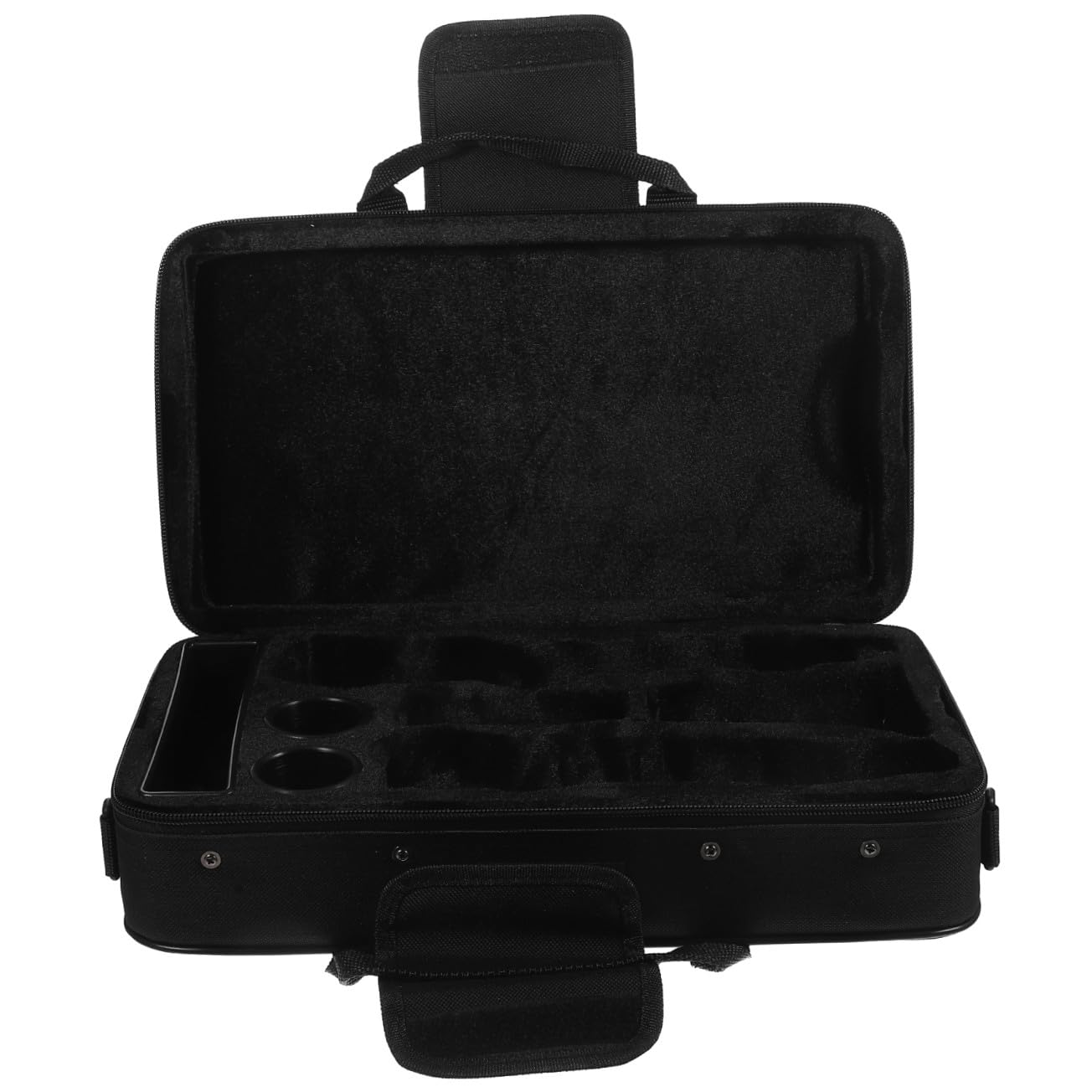 TOYANDONA Estuche Resistente Portátil Oxford de Clarinete para Negro Tela Asas, Compacto y Proteger durante Viajes y Almacenamiento