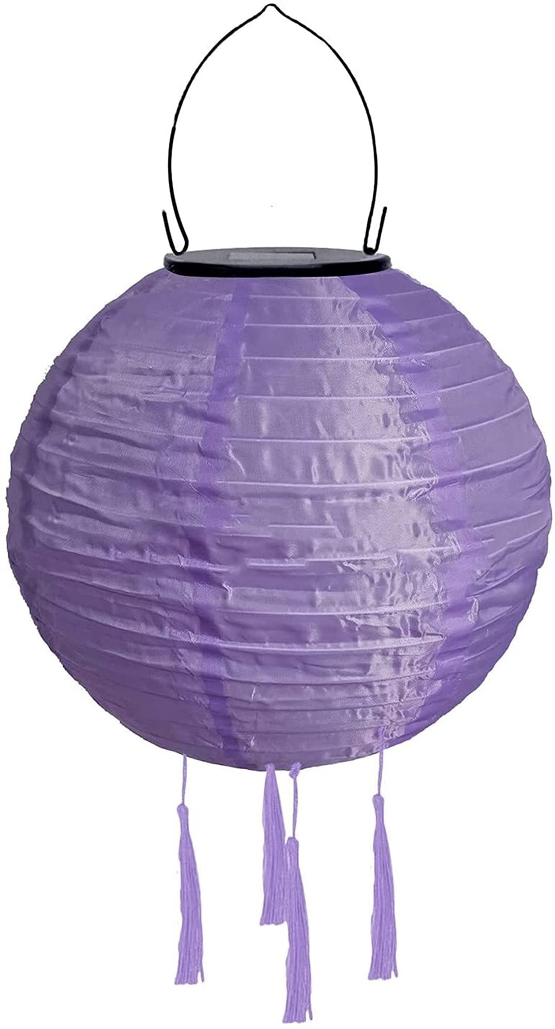 WHATON Chinese Lanterns With 4 Tassel Colorful Lanterns Solar Outdoor Solar Outdoor Weatherproof Hanging Garden Lantern Paper Lamps For Wedding Church Garden Party Decoration Terrace (Color : H, Siz