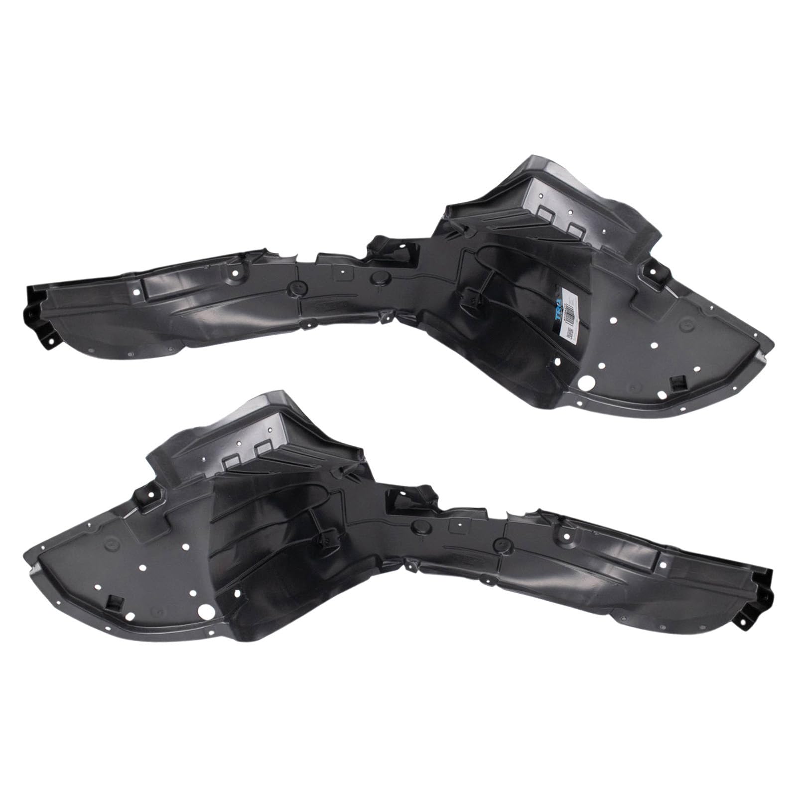 TRQ Front Inner Fender Liner Set Compatible with 2015-2019 Nissan Versa NI1248139 NI1249139