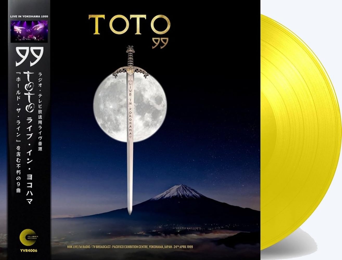 Toto 99 Live In Yokohama Japan 1999 Édition limitée couleur