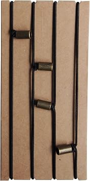 Wanderings Travelers Notebook Elastic Bands - 4" x 6" 10 x 15cm - 4 Pack Jump Bands with Decorative Bead Small Passport Sized Replacement Connection Straps for Refillable Travel Journals