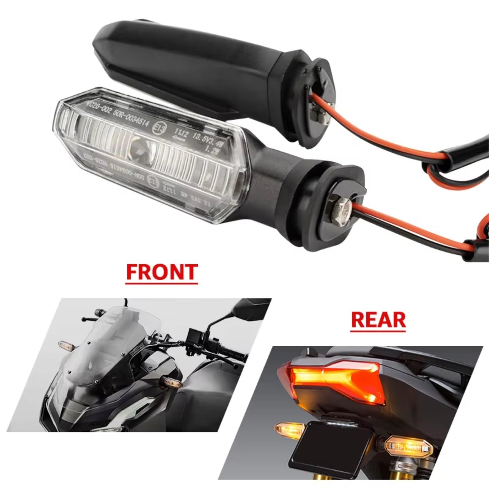 Intermitentes Para CRF250L 2012-2020 Para CRF300L 2021 Para NC700S 2012-2017 Para NC750X 2014-2022 Para CTX700N 2014-2018 Accesorio De Luz De Giro De Intermitente De Motocicleta