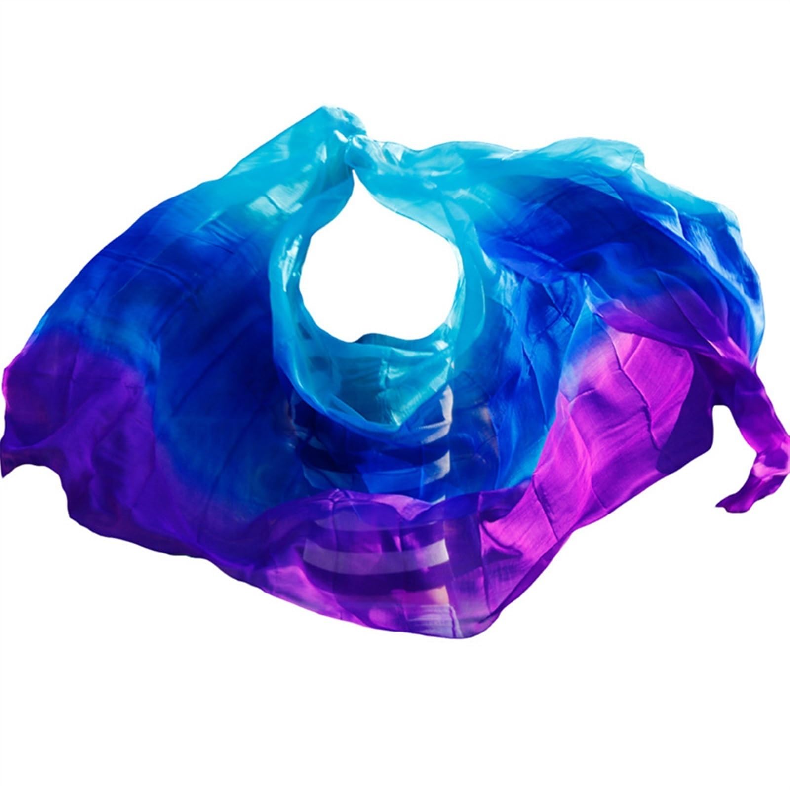 Velo de seda para danza del vientre con textura ligera y tejido artesanal 7
