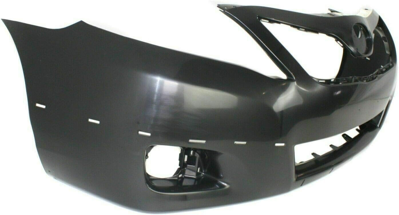 Front Bumper Cover + Lower Valance Spoiler Primed For 2010-2011 Toyota Camry SE Models Direct Replacement 5211906959 7685106906