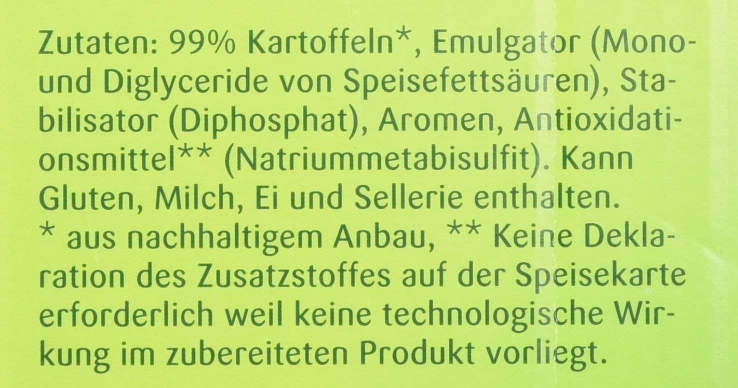 Knorr Kartoffel-Flocken Püree (aus Qualitäts-Kartoffeln) 1er Pack (1 x 4kg)