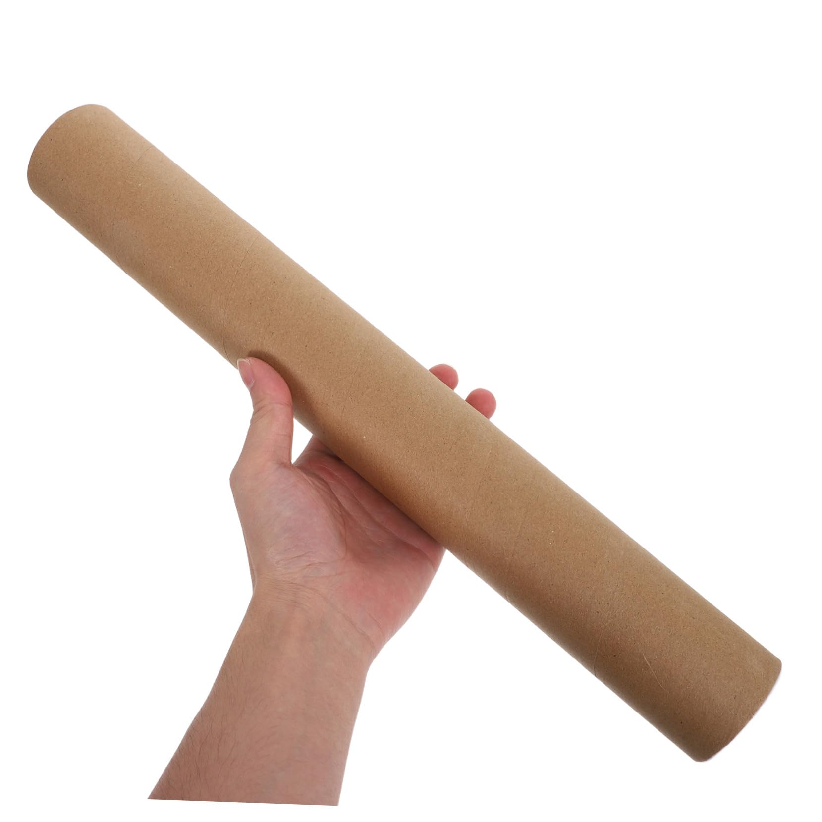 SOIMISS 10 Piezas Unidades Tubo para Posters Kraft con Tapa Cilindro Redondo de Cartón Resistente para Envío y Almacenamiento Seguro de Dibujos Impresiones Artísticas y Cañas de Pescar