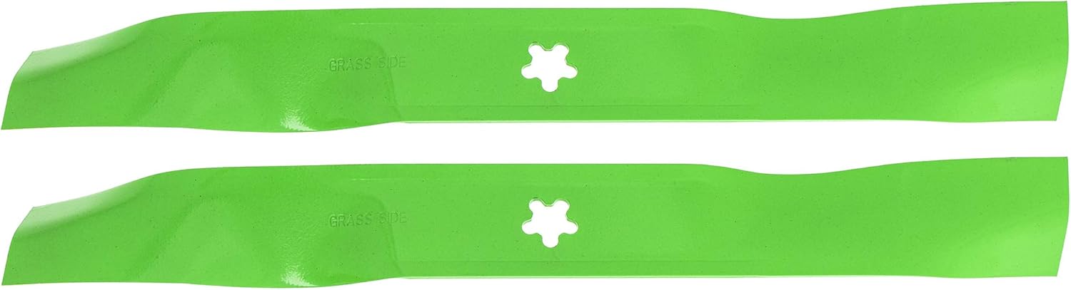 8TEN LawnRAZOR Mower Blade Set for AYP Husqvarna Poulan LT 120 38 inch Deck 134148 139774 532134148 532139774 (Mulching)
