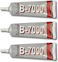 Kit 3 Cola Adesiva Multiuso B7000 Extraforte Artesanato 110ML