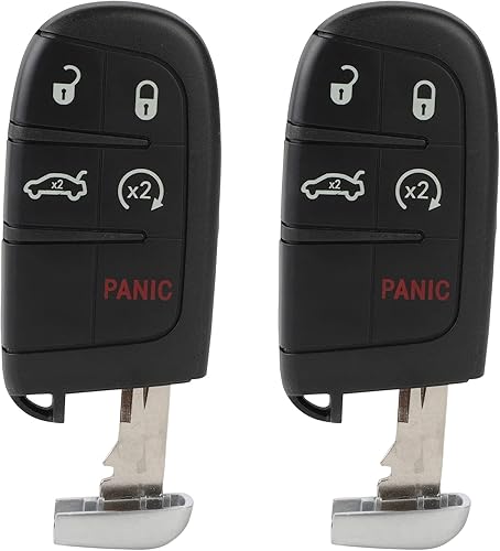 Miniatura 1 de KEYALL 2 llaveros a distancia para Chrysler 200 para Chrysler 300 para Dodge Charger para Dodge Challenger para Dart Limited 2015-2017