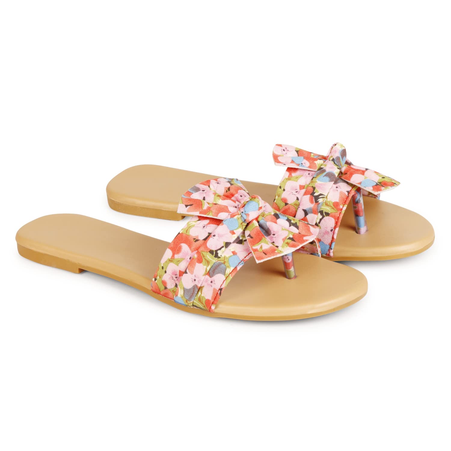 RealToes Presents You A Trendy Collection Of Flower Printed Fancy Slippers For Womens/Ladies/Girls Pink-37 (B09ZF3RWB8) Amazon Price History, Amazon Price Tracker