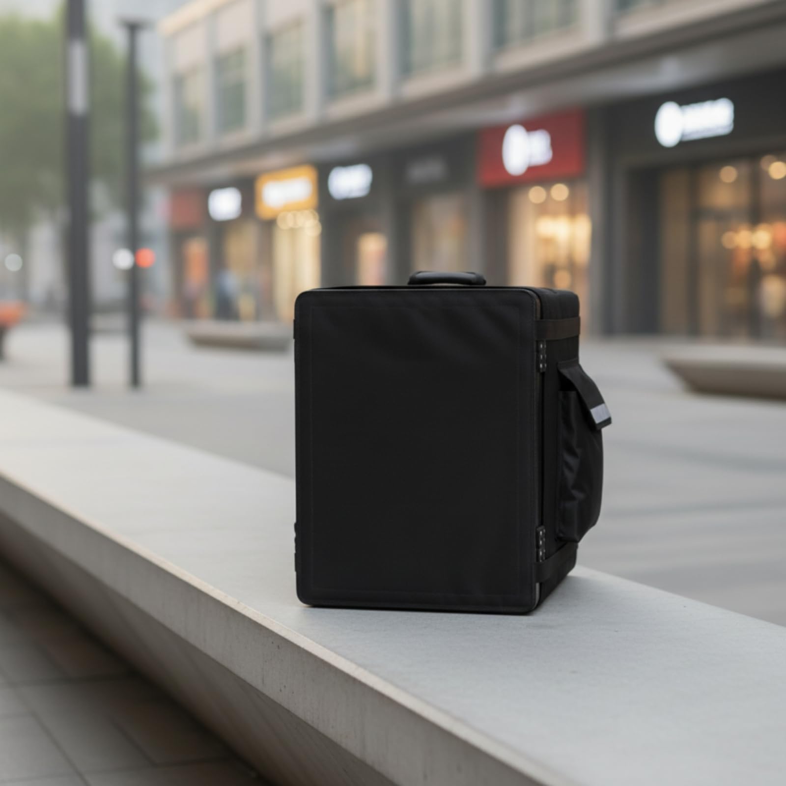 Sharplace Isoliertasche Lieferrucksack Transportbox Warmhaltebox Schaum Dicke Isolierschicht für Warme Und Kalte Speisen mit Trennwand Und