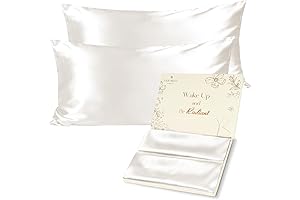 Silky Smooth Sleep: King Silk Pillow Cases 2 Pack