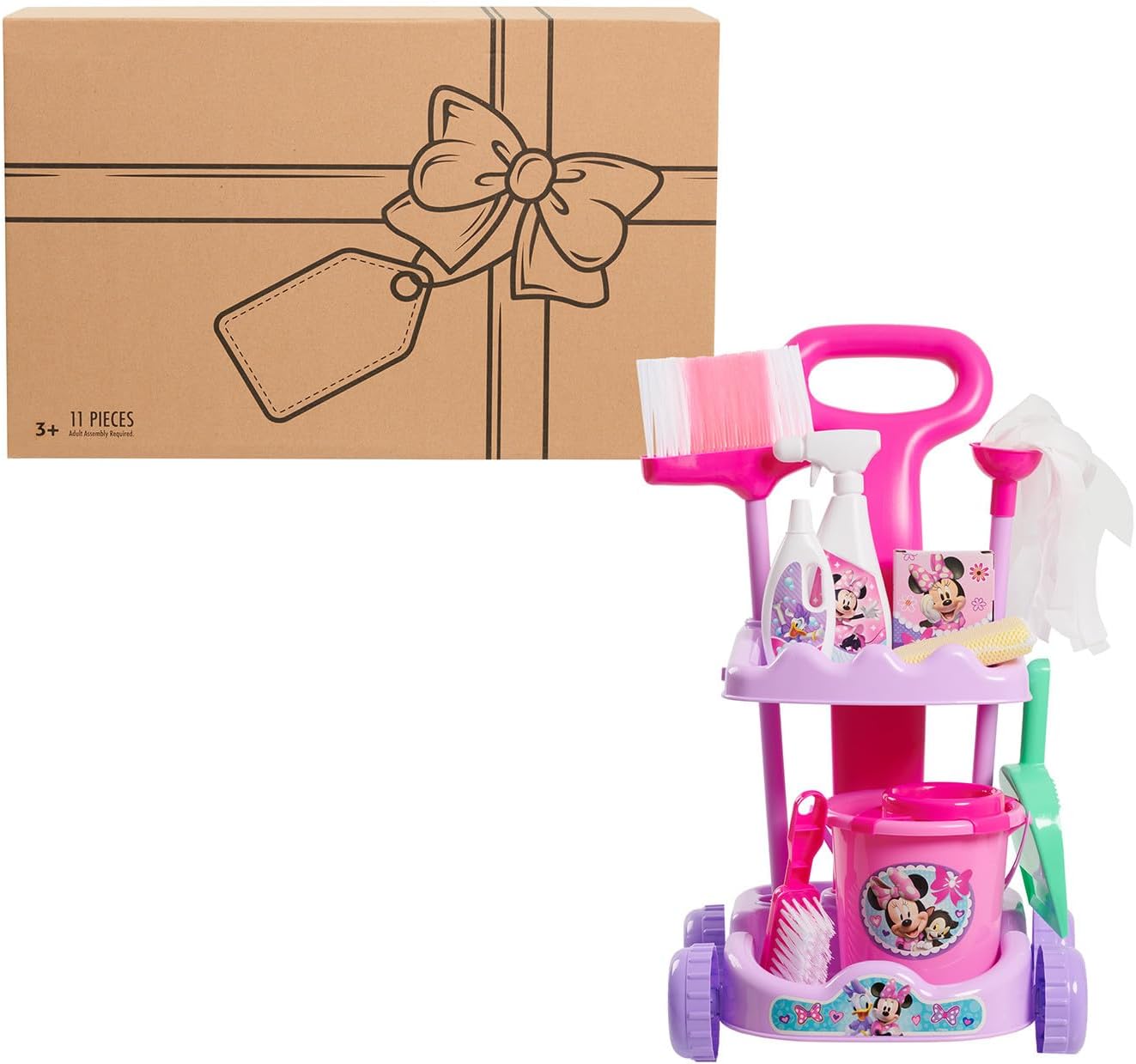 Disney Junior Minnie Mouse Sparkle 'N Clean Trolley