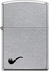 Zippo Isqueiro - Pipe Design Pipe Insert Windproof Lighter (Street Chrome #Z5548)
