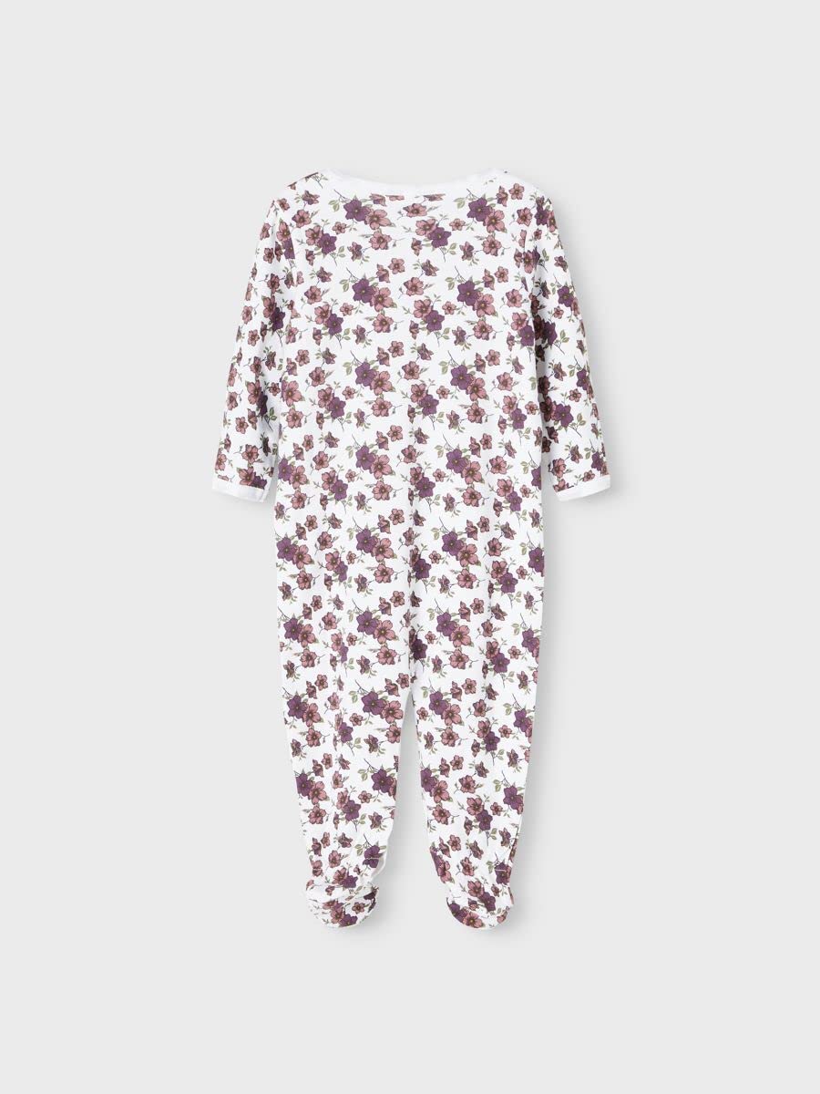 Name IT Nbfnightsuit 2p W/F Prune Purple Noos Mamelucos para bebés y niños pequeños Bebé-Niñas