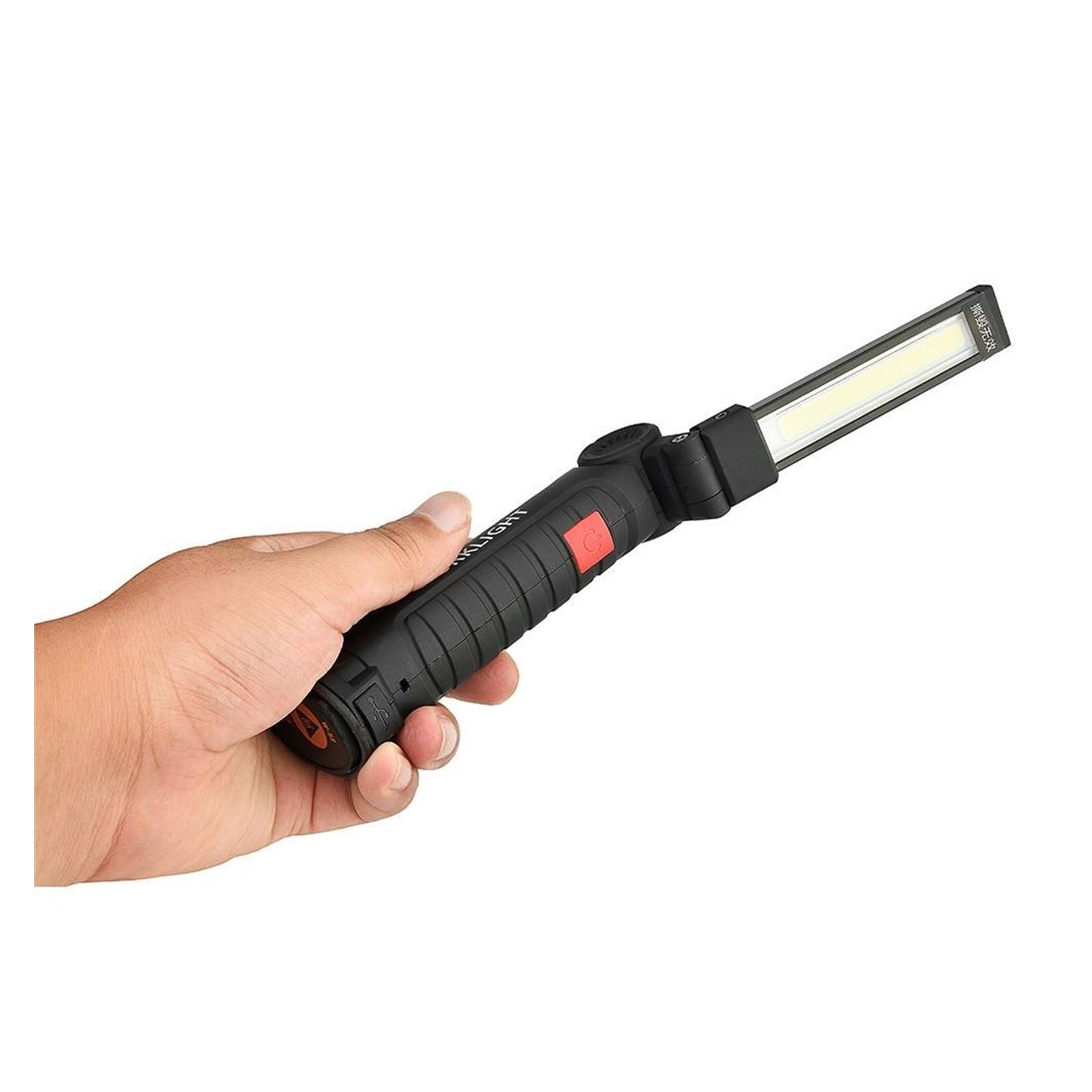 Ultra-długa latarka elektryczna w trybie gotowości Przenośne jasne światła LED COB Lampa magnetyczna USB do ładowania Czerwone światło Latarka awaryjna jako Power Bank i akcesoria kempingowe