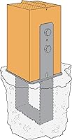 Vista 2 de Simpson Strong-Tie Base de columna CB88 CB para 8x8 (paquete de 4)
