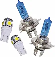 Par Lampada Super Branca H4 Par Led Pingo T10 Farol Lanterna