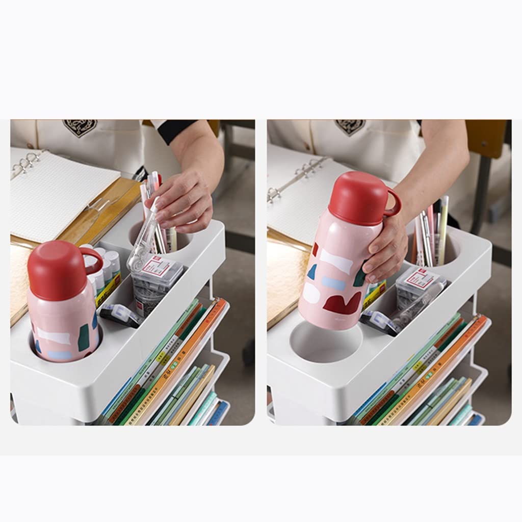 COSTWAY Carrello con 15 Cassetti Impilabili, Carrello di Stoccaggio con