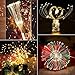 Firework Lights USB Copper Wire Fireworks Light 4 Pack, LED Hanging Sphere Lights for Chiristmas, Rechargeable 8 Modes Star String Lights Fairy Lights with Remote for Wedding Party Garden Decoration