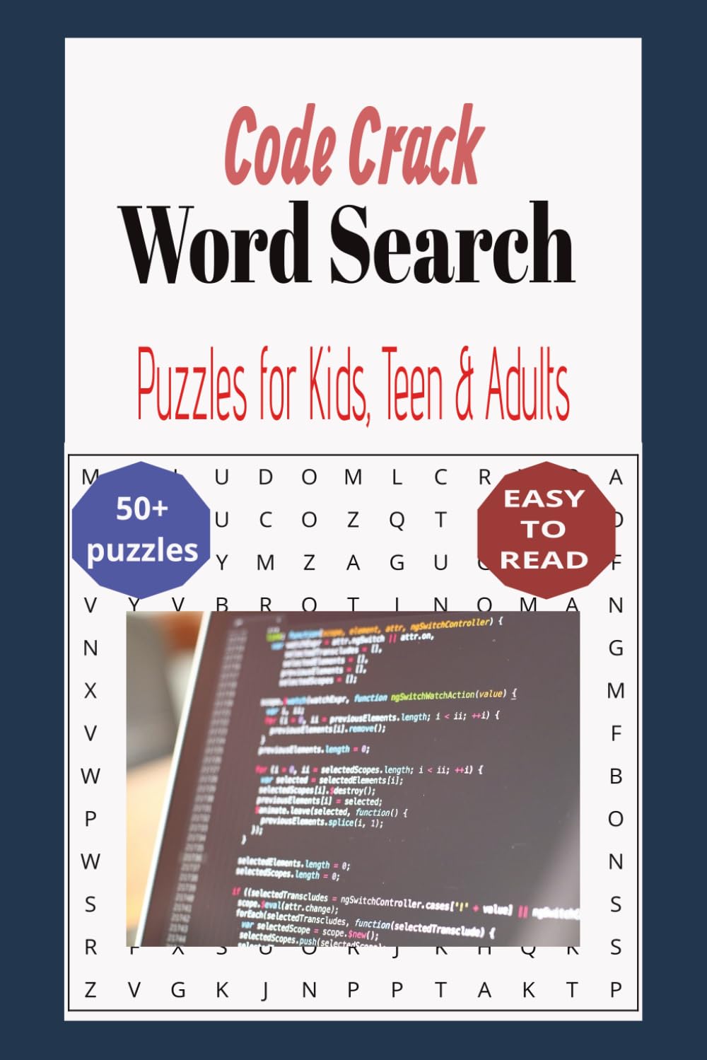 CODE CRACK: A Fun Challenge for Word Detectives. Like a secret message waiting to be discovered... 📖✨ Dive into this CODE CRACK word search and let the letters lead you to victory.