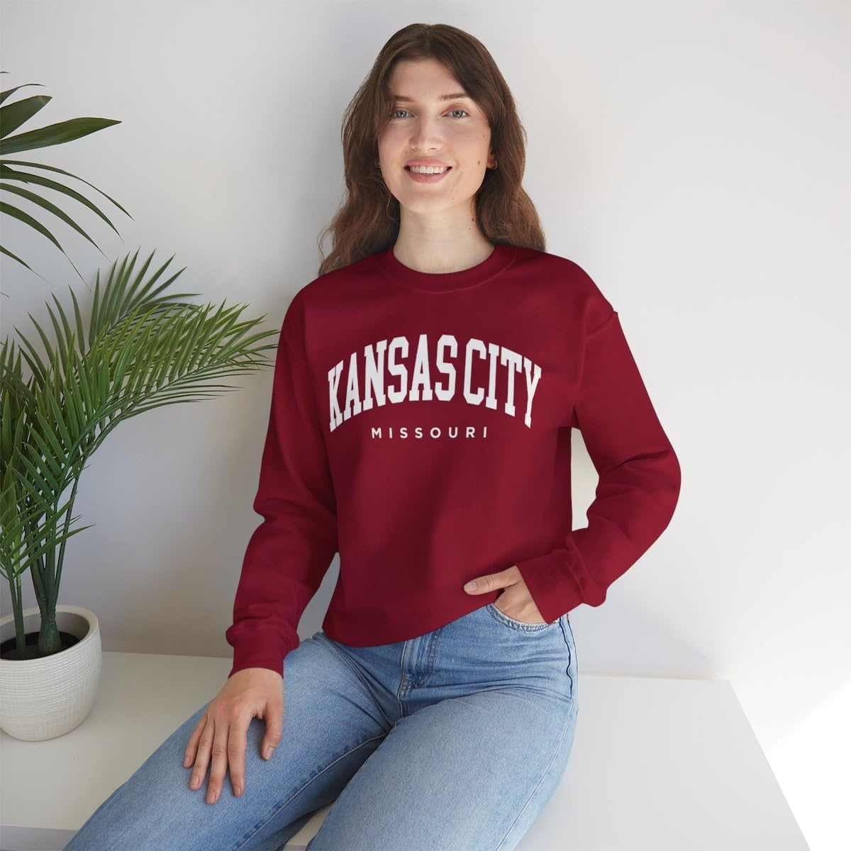 Kansas City Missouri Adult Unisex Crewneck Sweatshirt