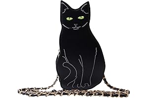 Black Cat Crossbody Purse