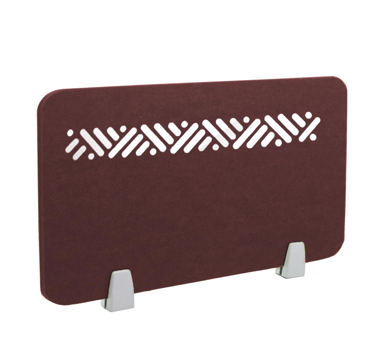 GBRJUYF Acoustic Desk Divider, Felt Office Partition, Soundproof for Work, School, or Home, Reduces Noise & Visual Distractions, Wine Red, 50x40cm