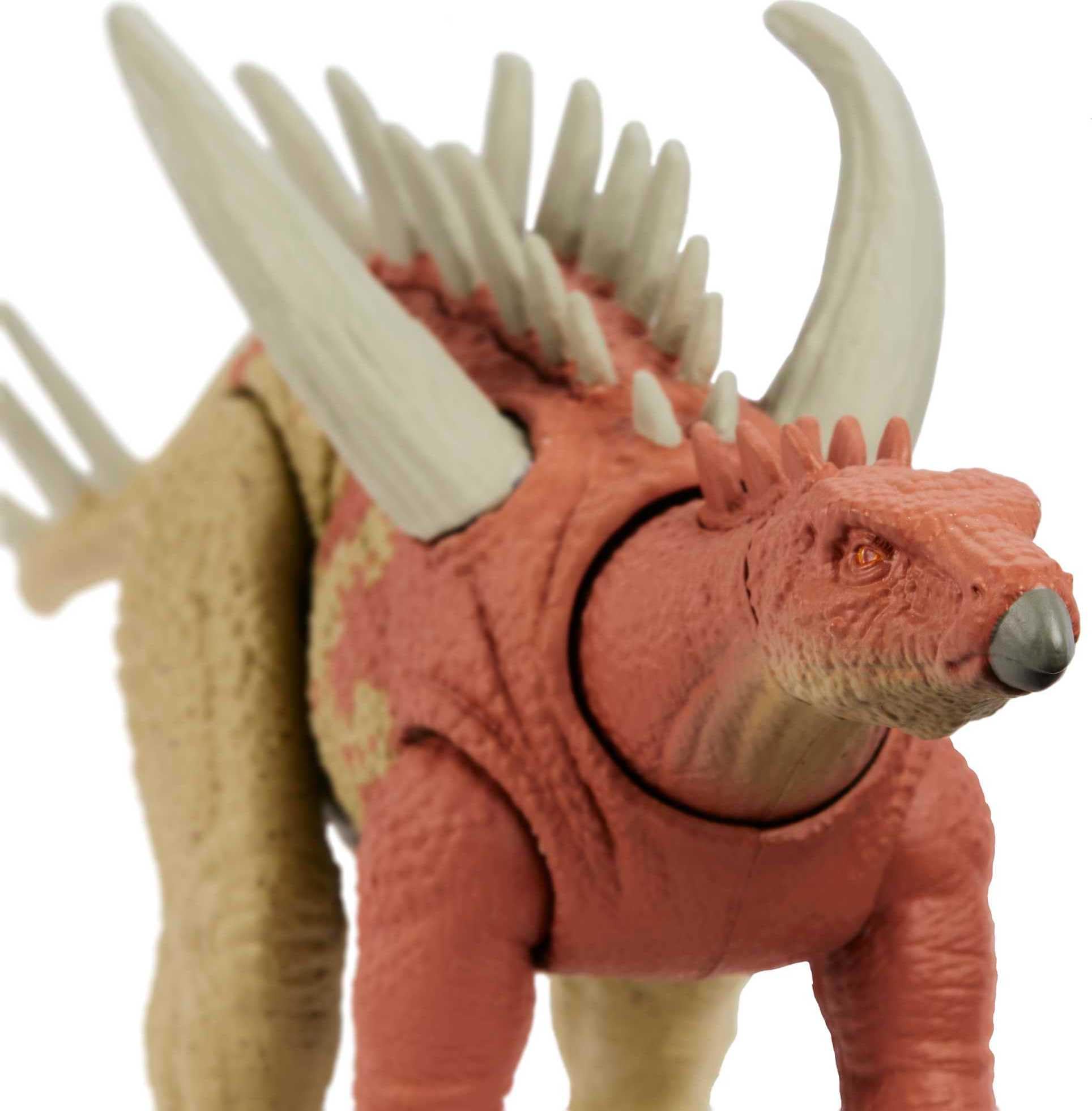 Mattel Jurassic World Strike Attack Dinozaur zabawka, gigantspinozaur figurka z ruchomymi stawami i ruchem uderzeniowym