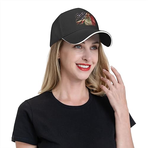 Miniatura 7 de Gorras de béisbol clásicas combinadas de Tigray y bandera de Estados Unidos, gorra sándwich ajustable, sombreros de casquette negra, sombrero de