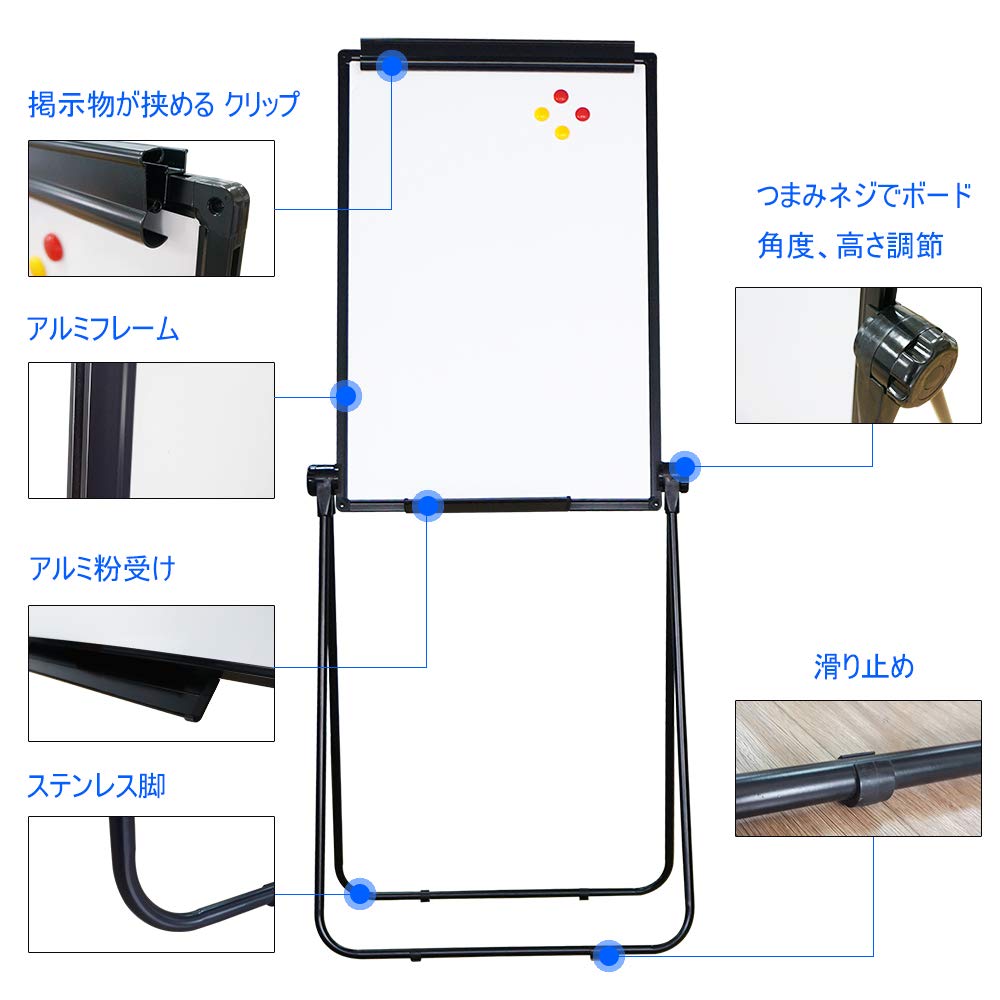 Amazon.co.jp: XIWODE 磁気ホワイトボード 両面使用可能