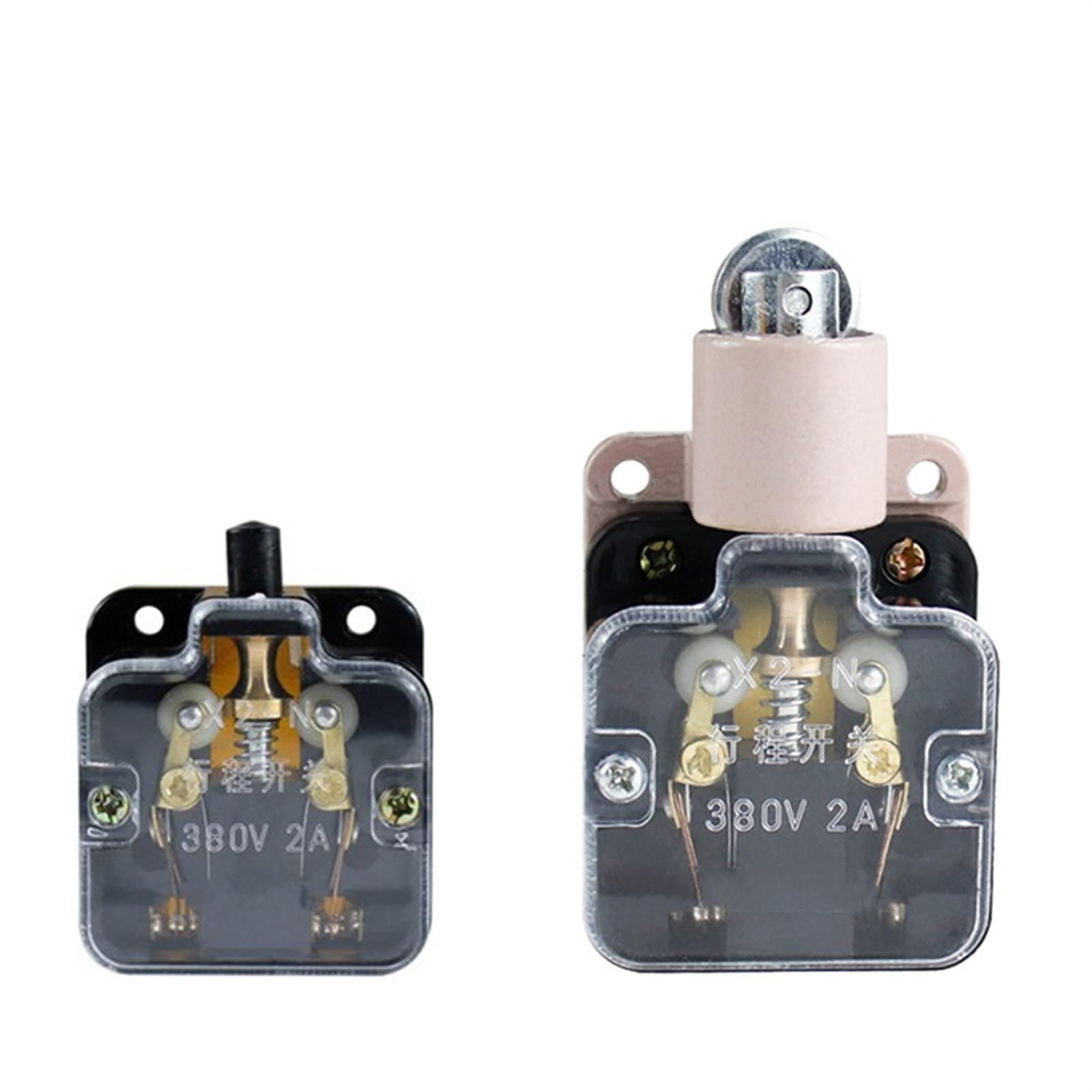 X2-N Limit Switch Lift Elevator Parts 380V 2A CNC Travel Micro Switches for Small Machine Tools LX-X2/N 5Pcs(X2 without Base)