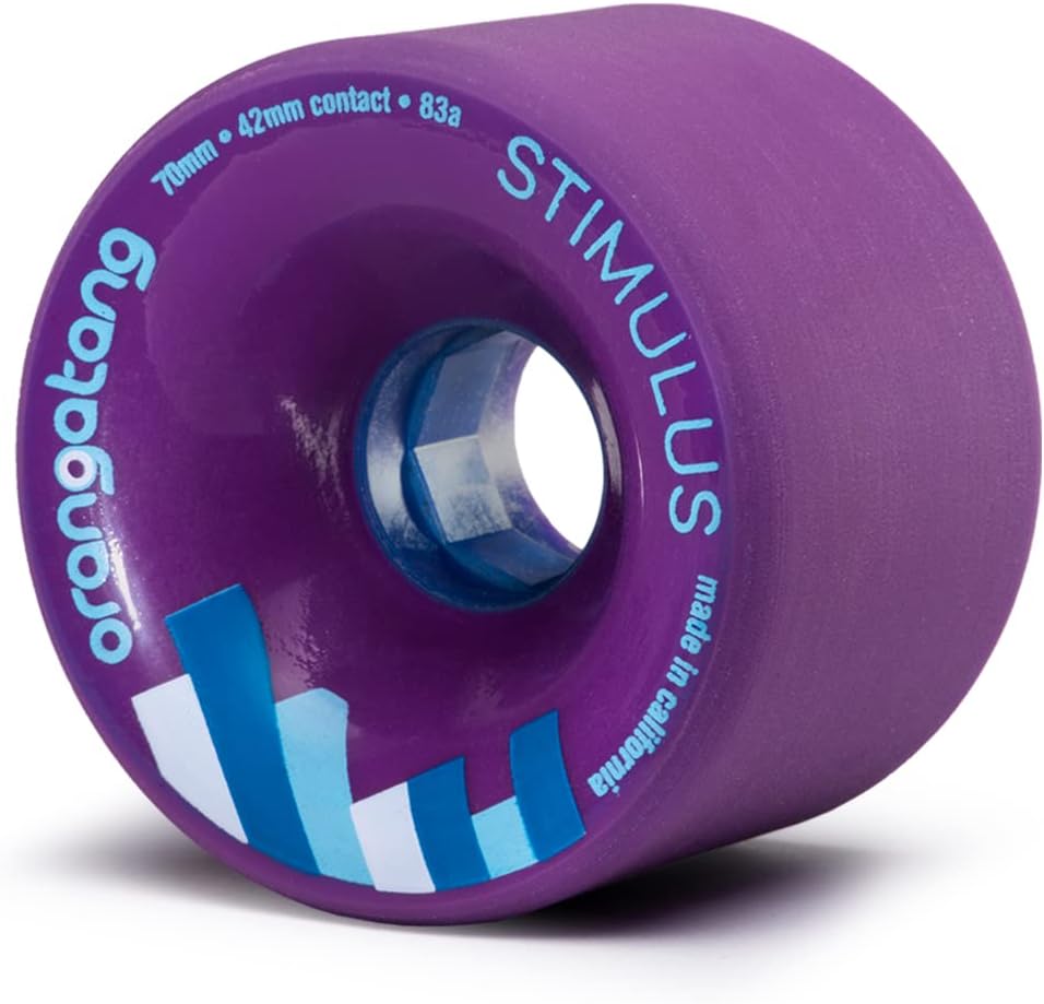 Orangatang Stimulus 70 mm Freeride Longboard Skateboard Wheels (Set of 4)